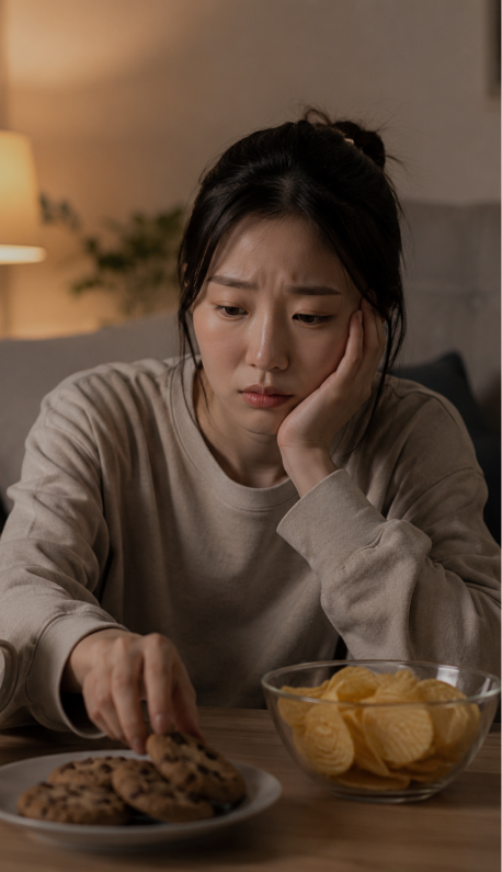 음식에 손이 가는 경우
